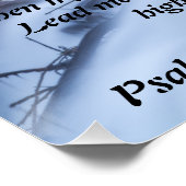 Wenn mein Herz überwältigt Poster ist. Psalm 95:1- (Ecke)