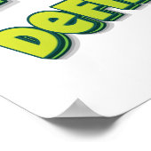 Wenn mein Mund es nicht sagt, wird mein Gesicht be Poster (Ecke)