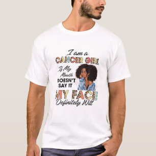 Wenn mein Mund es nicht sagt, wird mein Gesicht T-Shirt