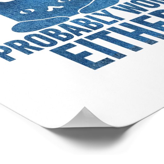 Wenn meine Katze euch nicht gefällt, werde ich auc Poster (Ecke)