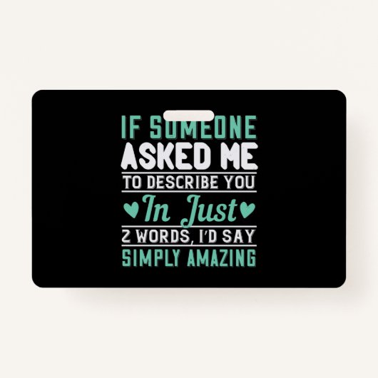 Wenn mir jemand Gefragt hat, Sie zu beschreiben, w Ausweis (Vorderseite)