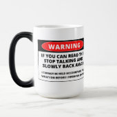 Wenn möglich, Zurück Funny - Farbmorphie Tasse (Links)