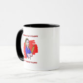 Wenn Momma nicht glücklich ist Tasse (Vorderseite Links)