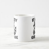 Wenn Moody, geben Feinschmecker Hangry Raccoon Tas Kaffeetasse (Mittel)