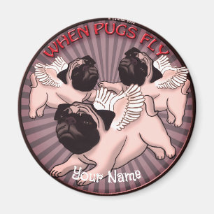 Wenn Möpse fliegen Magnet