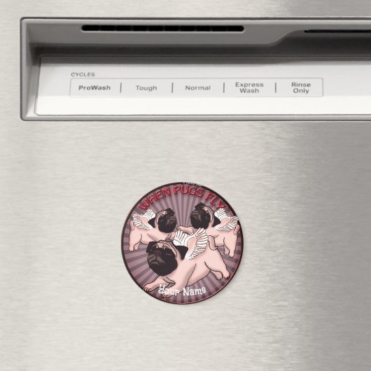 Wenn Möpsen fliegen Magnet (In Situ (Geschirrspüler))