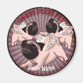 Wenn Möpsen fliegen Magnet (Vorne)