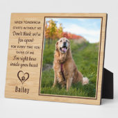 Wenn morgen ohne mich beginnt Memorial Fotoplatte (Seite)