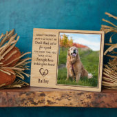 Wenn morgen ohne mich beginnt Memorial Fotoplatte (Seite)