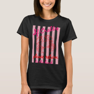 Wenn mürrisch zur Strand-Sommerferien-Krabbe zurüc T-Shirt
