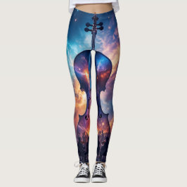 Wenn Musik auf den Kosmos trifft, treten die Leggi Leggings