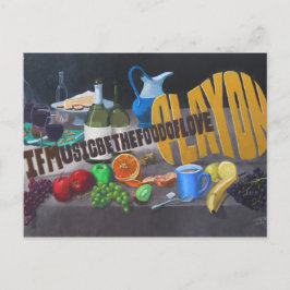 Wenn Musik das Futter der Liebe ist Postkarte