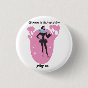 Wenn Musik die Nahrung der Liebe ist, spiel weiter Button