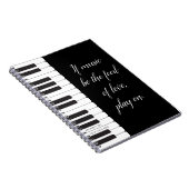 Wenn Musik die Nahrung der Liebe - themed Notizblock (Rechte Seite)