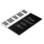 Wenn Musik die Nahrung der Liebe - themed Notizblock (Linke Seite)