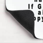 Wenn Mutter nicht glücklich ist, nicht ist Mousepad (Ecke)