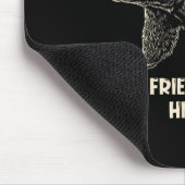 Wenn nicht Freund, warum Freund geformter lustiger Mousepad (Ecke)