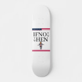 Wenn nicht jetzt Skateboard (Vorne)