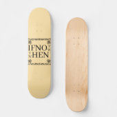Wenn nicht jetzt Skateboard (Vorderseite)
