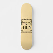 Wenn nicht jetzt Skateboard (Vorne)