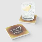 Wenn nicht jetzt wann? steinuntersetzer (Seitenansicht)