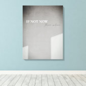 Wenn nicht jetzt, wenn Leinwand (Insitu (Holzboden))