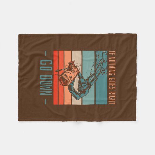 Wenn nichts in die Ferne geht Fleecedecke (Vorderseite (Horizontal))