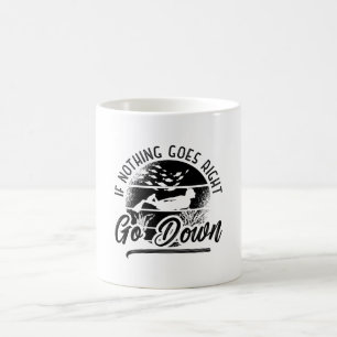 Wenn nichts richtig geht, gehen Freediver Freedivi Kaffeetasse