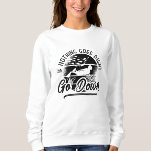 Wenn nichts richtig geht, gehen Freediver Freedivi Sweatshirt