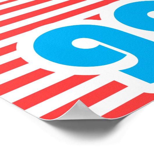 Wenn nichts richtig geht, wird Typografie Links Poster (Ecke)