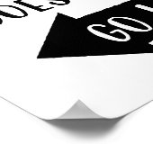 "Wenn nichts richtig läuft" Poster (Ecke)