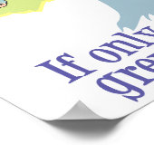 Wenn nur Cupcakes auf Bäumen Poster (Ecke)