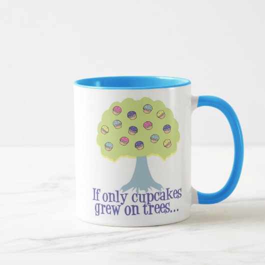 Wenn nur Cupcakes auf Bäumen Tasse (Rechts)