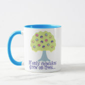 Wenn nur Cupcakes auf Bäumen Tasse (Links)