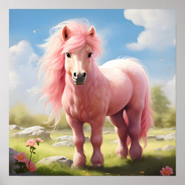 Wenn nur Ponies pink kämen Poster