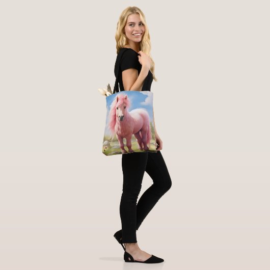 Wenn nur Ponies pink kämen Tasche (Am Model)