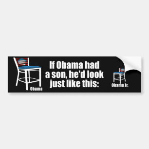 Wenn Obama einen leeren Sohn - vorsitzen ließ Autoaufkleber