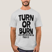 WENN ODER BURN, SPERGEON Christliche T - Shirt (Vorderseite)