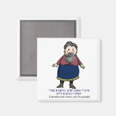 Wenn Oma einen Bart hätte, wäre sie ein Opa Magnet (Vorderseite/Rückseite)