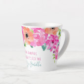 Wenn Oma's Blume Gedicht Hübschen Blumen Milchtasse (Rechte Ecke)