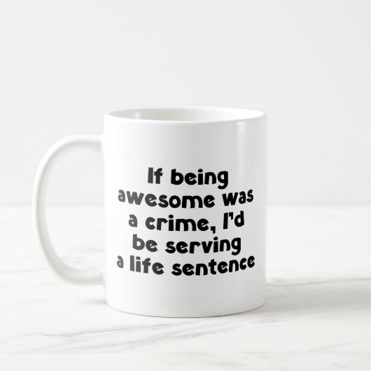 Wenn phantastisch zu sein war ein Verbrechen Kaffe Kaffeetasse (Links)
