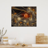 "Wenn Pilze träumen" Poster (Küche)