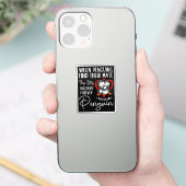 Wenn Pinguine ihren Mate finden, Bleibe sie zusamm Aufkleber (Telefon)