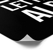 Wenn Plan A Versage - Witziger Erfolg Motivierend Poster (Ecke)