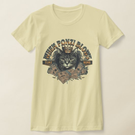 Wenn Ponzi bläst T-Shirt (Ablage )
