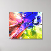 Wenn Rainbows Collide Leinwanddruck (Vorderseite)