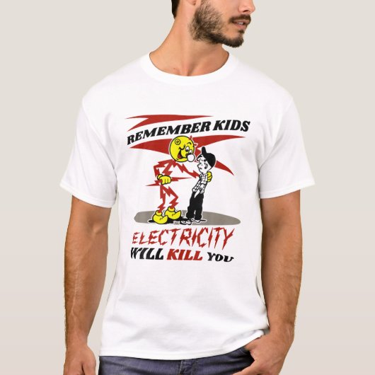 Wenn Reddys Kilowatts gewarnt werden, wird Strom d T-Shirt (Vorderseite)