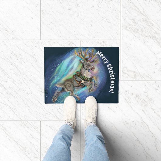 Wenn Rentier Fliegen Fußmatte (Indoor)