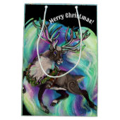 Wenn Rentier Fliegen Mittlere Geschenktüte (Rückseite)