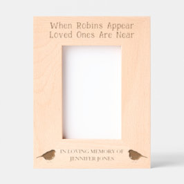 Wenn Robins geliebte sind nahe - 6x4 Geätzte Rahmen